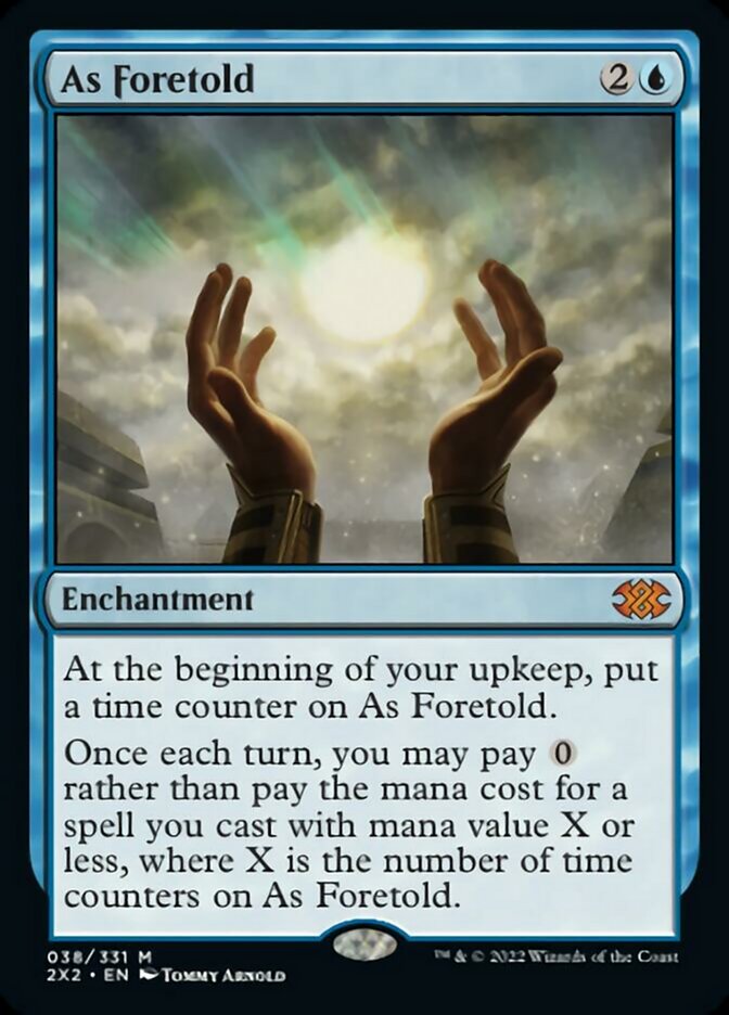 As Foretold [Double Masters 2022] Magic: The Gathering