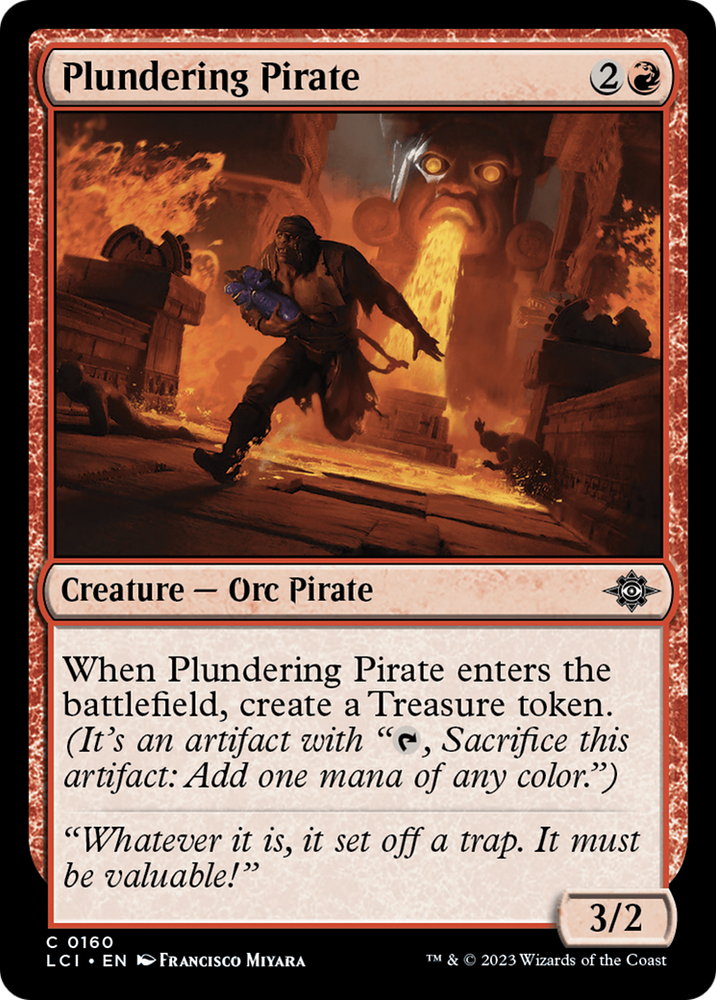 Plundering Pirate [The Lost Caverns of Ixalan] Magic: The Gathering