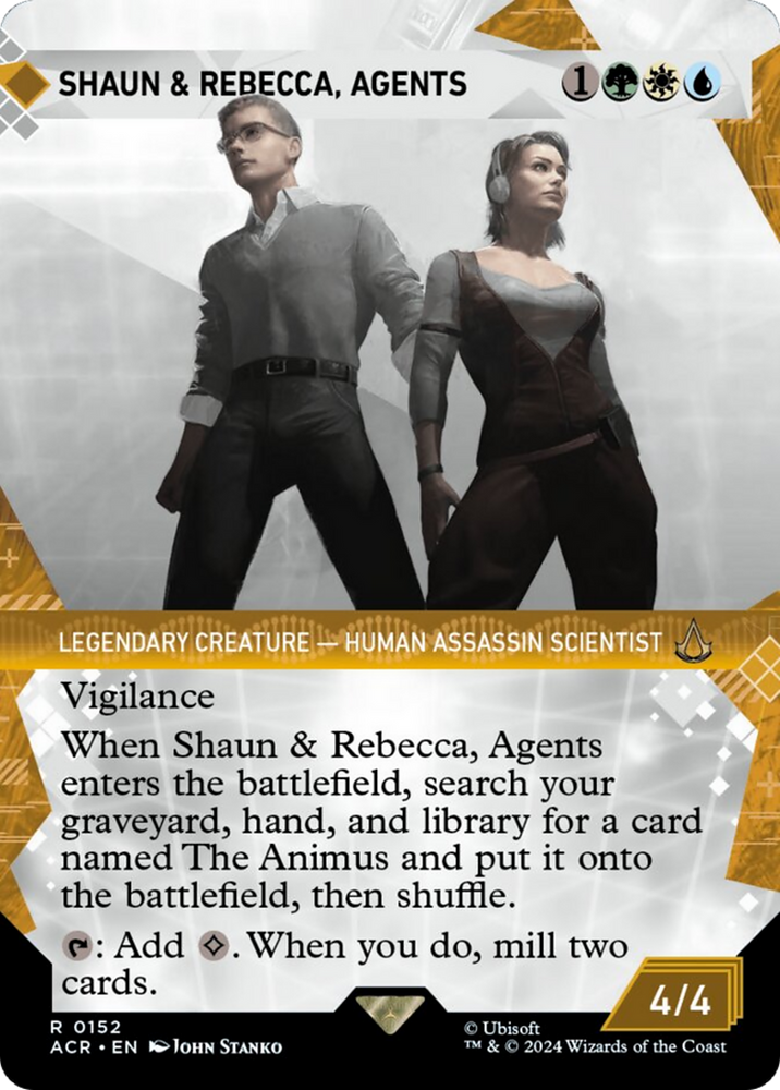 Shaun & Rebecca, Agents (Showcase) [Assassin's Creed] Magic: The Gathering