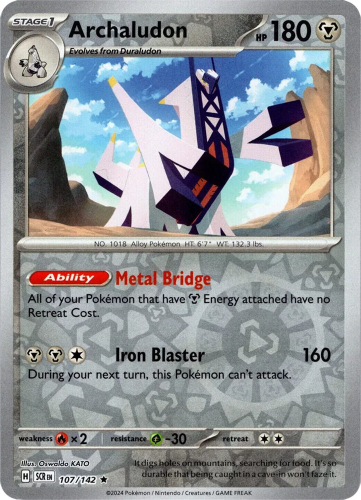 Archaludon (107/142) [Scarlet & Violet: Stellar Crown] Pokémon