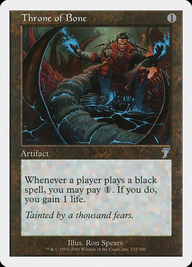 Throne of Bone [Seventh Edition] Magic: The Gathering