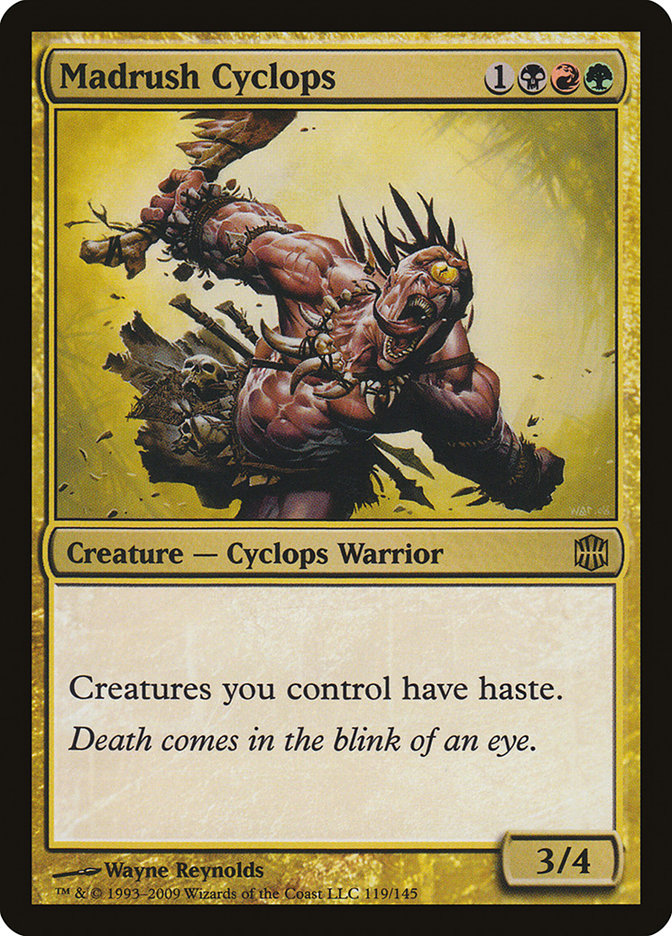 Madrush Cyclops [Alara Reborn] Magic: The Gathering