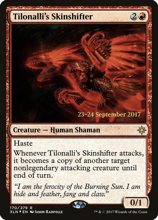 Tilonalli's Skinshifter [Ixalan Prerelease Promos] Magic: The Gathering
