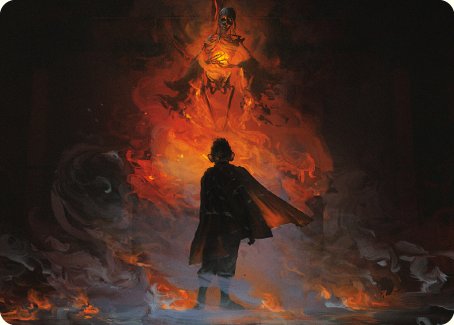 Pippin, Guard of the Citadel Art Card [The Lord of the Rings: Tales of Middle-earth Art Series] Magic: The Gathering