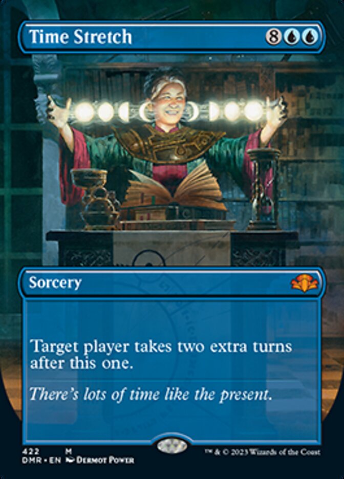 Time Stretch (Borderless Alternate Art) [Dominaria Remastered] Magic: The Gathering