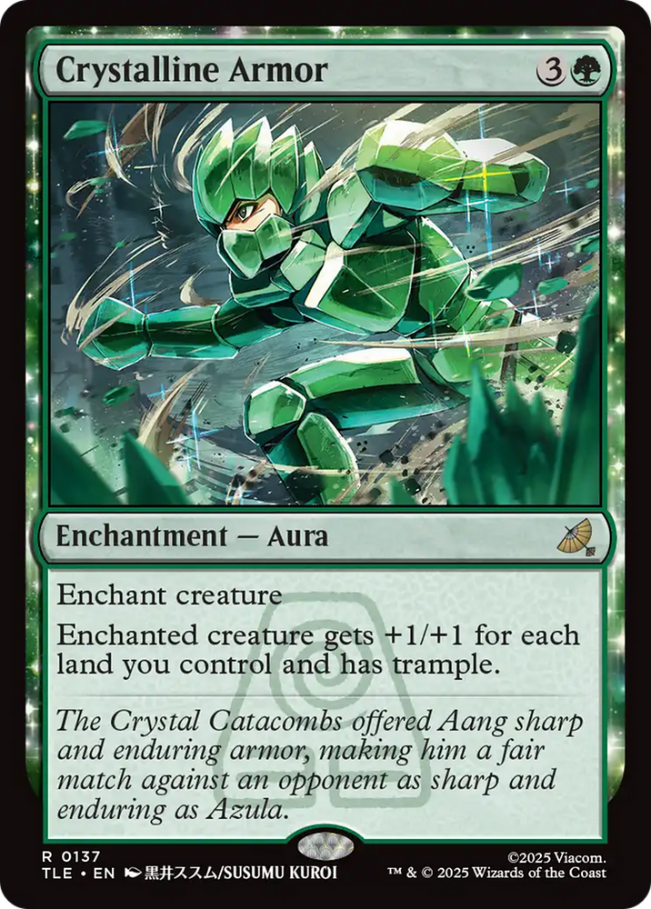Crystalline Armor [Avatar: The Last Airbender: Eternal-Legal] Magic: The Gathering