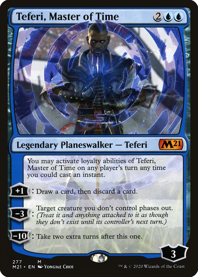 Teferi, Master of Time (277) [Core Set 2021] Magic: The Gathering