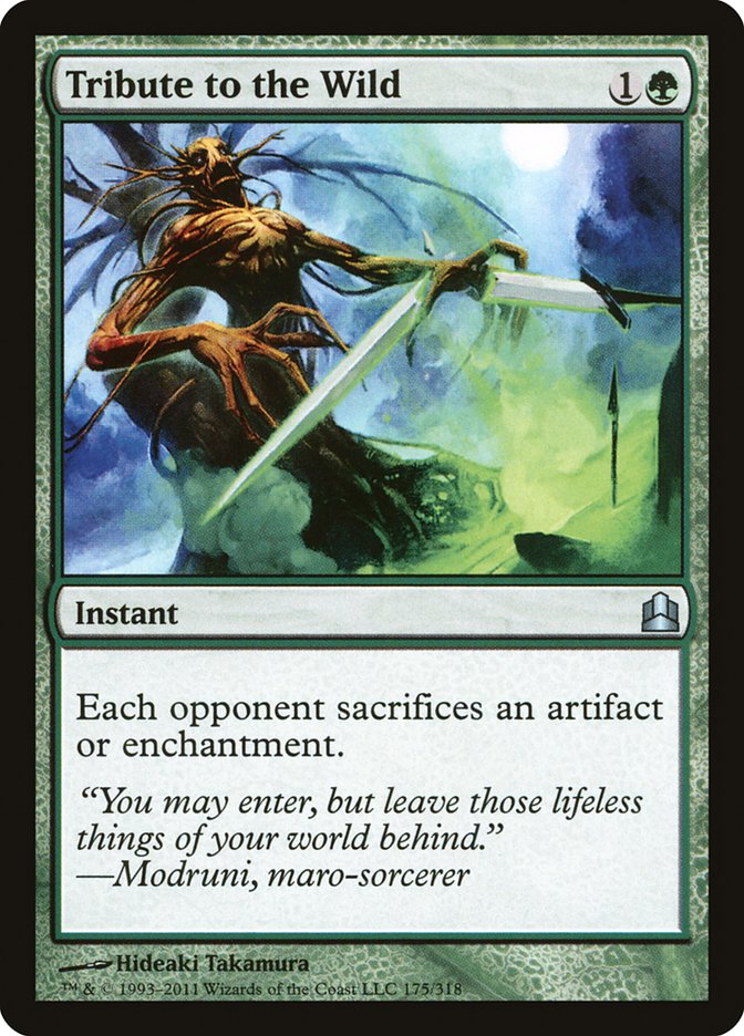 Tribute to the Wild [Commander 2011] Magic: The Gathering