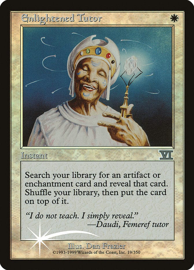Enlightened Tutor [Arena League 2000] Magic: The Gathering