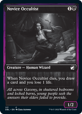 Novice Occultist [Innistrad: Double Feature] Magic: The Gathering