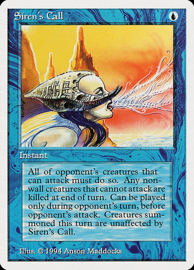 Siren's Call [Summer Magic / Edgar] Magic: The Gathering