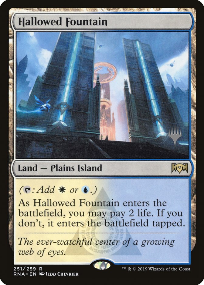 Hallowed Fountain (Promo Pack) [Ravnica Allegiance Promos] Magic: The Gathering