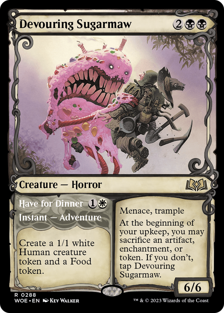 Devouring Sugarmaw // Have For Dinner (Showcase) [Wilds of Eldraine] Magic: The Gathering