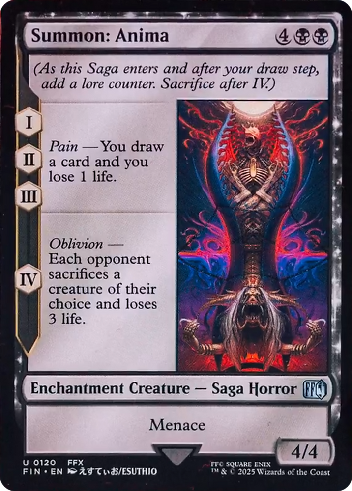 Summon: Anima [FINAL FANTASY] Magic: The Gathering
