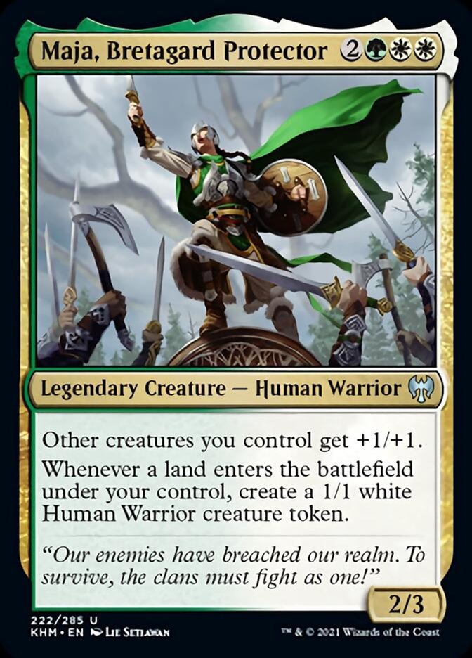 Maja, Bretagard Protector [Kaldheim] Magic: The Gathering
