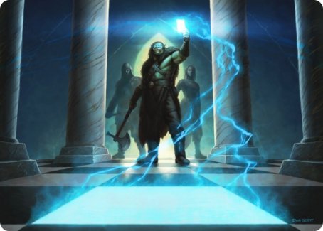 Sudden Insight Art Card [Dungeons & Dragons: Adventures in the Forgotten Realms Art Series] Magic: The Gathering