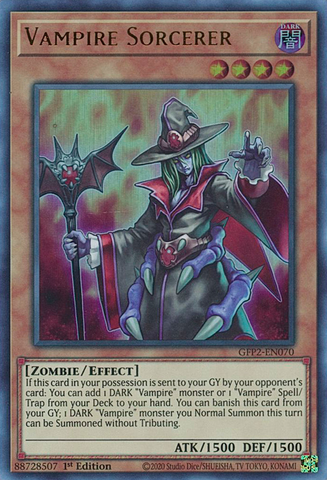 Vampire Sorcerer [GFP2-EN070] Ultra Rare - Yugioh Cards For Your TCG Needs!