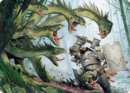 Lair of the Hydra Art Card [Dungeons & Dragons: Adventures in the Forgotten Realms Art Series] Magic: The Gathering
