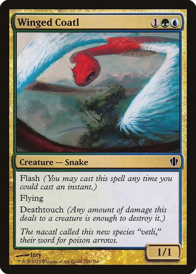 Winged Coatl [Commander 2013] Magic: The Gathering
