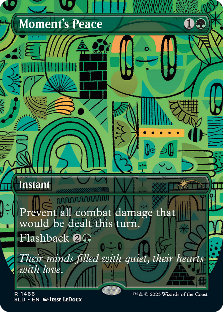 Moment's Peace (Rainbow Foil) [Secret Lair Drop Series] Magic: The Gathering