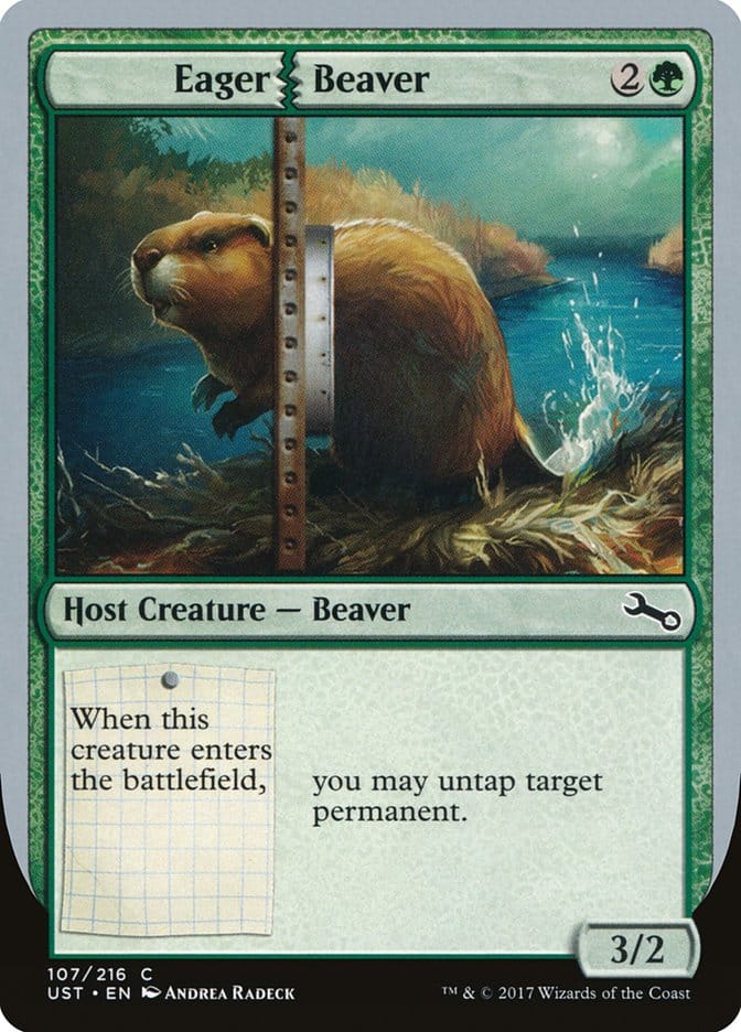 Eager Beaver [Unstable] Magic: The Gathering
