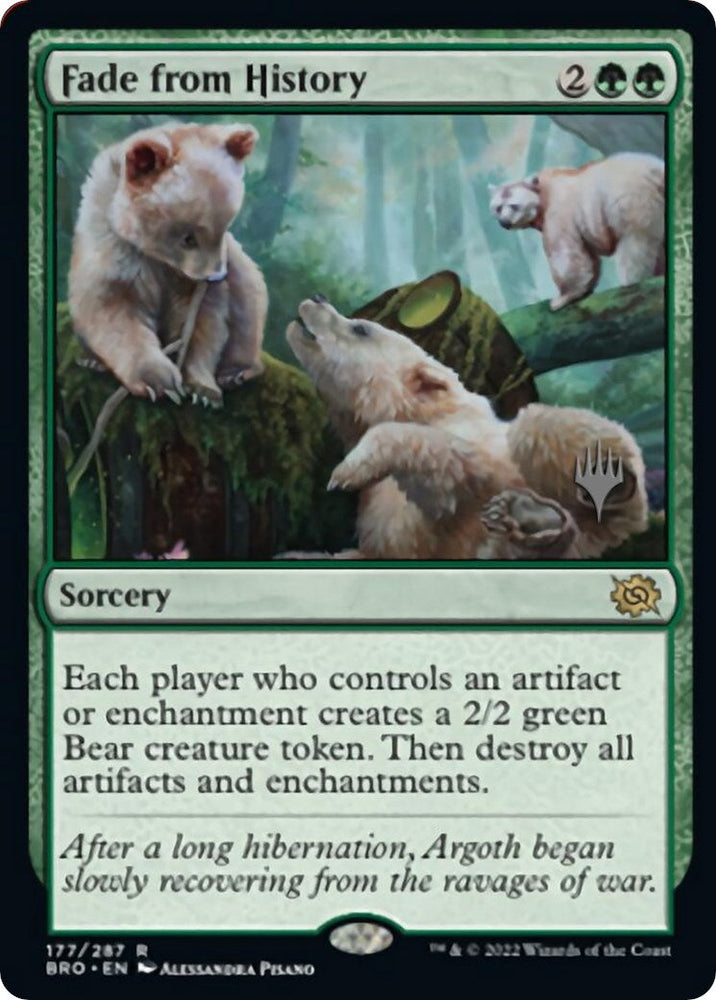 Fade from History (Promo Pack) [The Brothers' War Promos] Magic: The Gathering