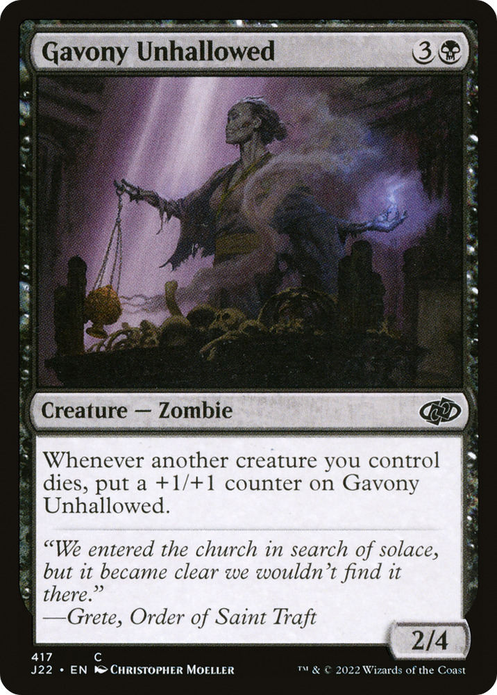 Gavony Unhallowed [Jumpstart 2022] Magic: The Gathering