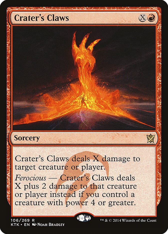Crater's Claws [Khans of Tarkir] Magic: The Gathering