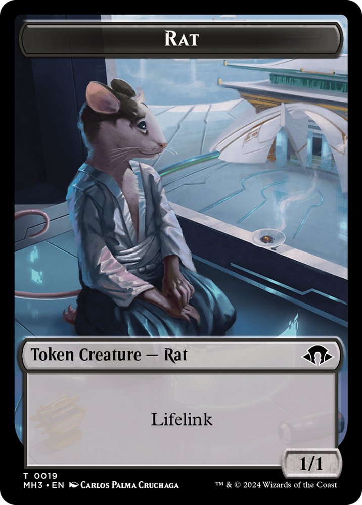 Phyrexian Germ // Rat Double-Sided Token [Modern Horizons 3 Tokens] Magic: The Gathering