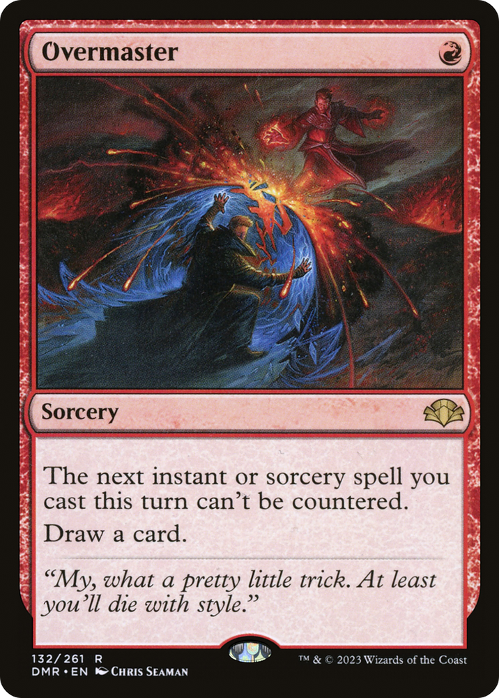 Overmaster [Dominaria Remastered] Magic: The Gathering