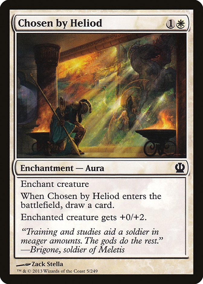Chosen by Heliod [Theros] Magic: The Gathering