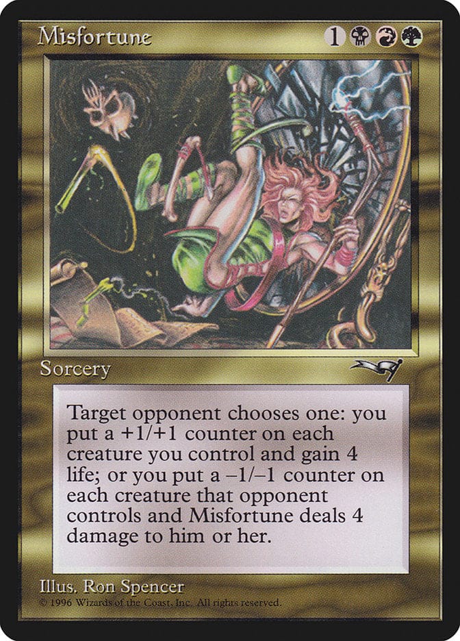 Misfortune [Alliances] Magic: The Gathering