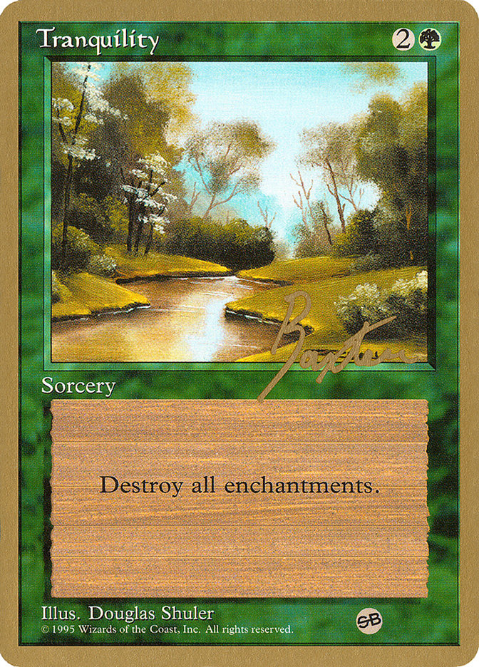 Tranquility (George Baxter) (SB) [Pro Tour Collector Set] Magic: The Gathering
