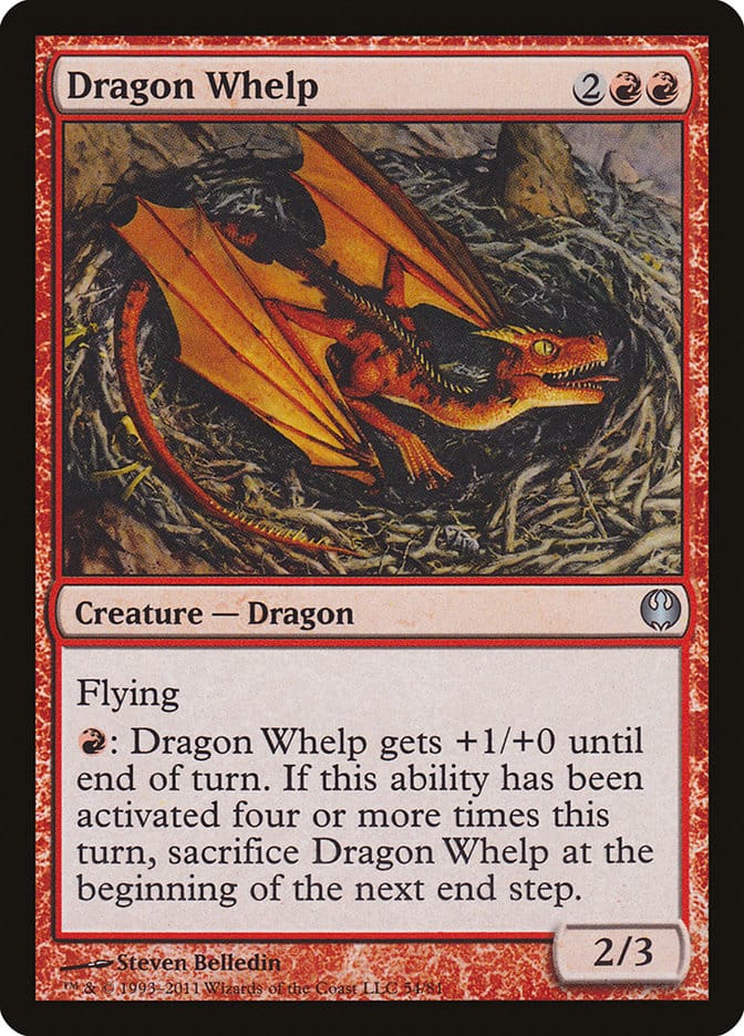 Dragon Whelp [Duel Decks: Knights vs. Dragons] Magic: The Gathering