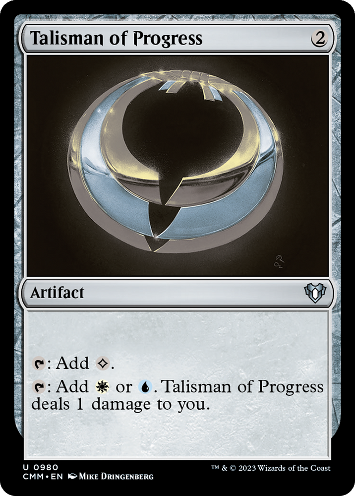 Talisman of Progress [Commander Masters] Magic: The Gathering