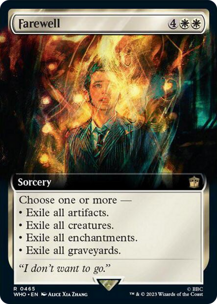 Farewell (Extended Art) [Doctor Who] Magic: The Gathering