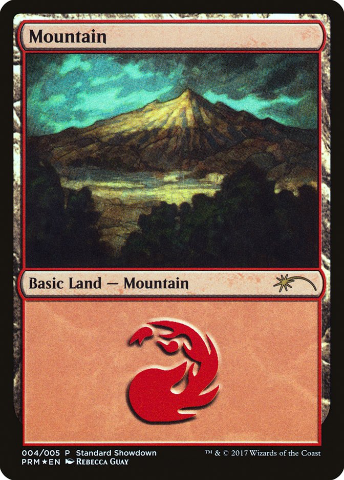 Mountain (Rebecca Guay) [Standard Showdown Promos] Magic: The Gathering