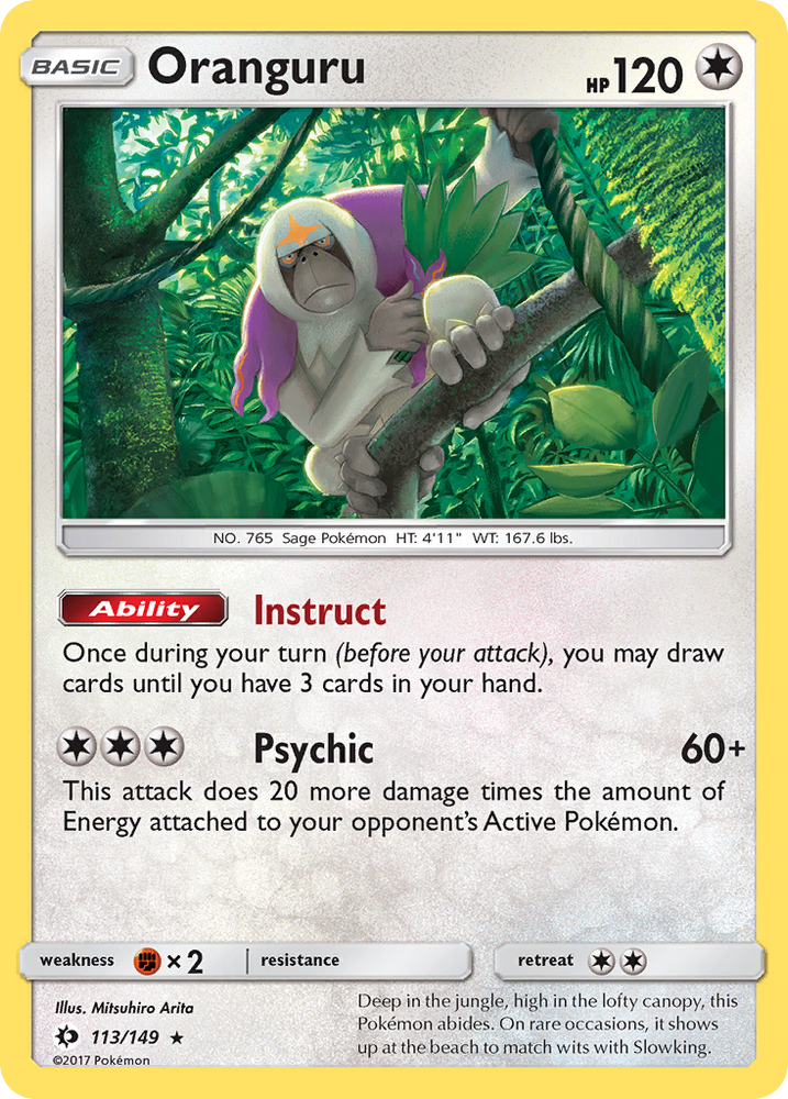 Oranguru (113/149) [Sun & Moon: Base Set] Pokémon