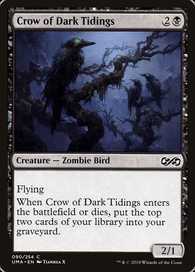 Crow of Dark Tidings [Ultimate Masters] Magic: The Gathering