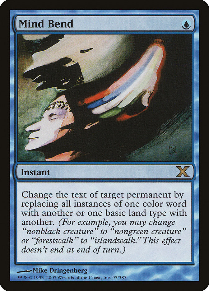 Mind Bend [Tenth Edition] Magic: The Gathering