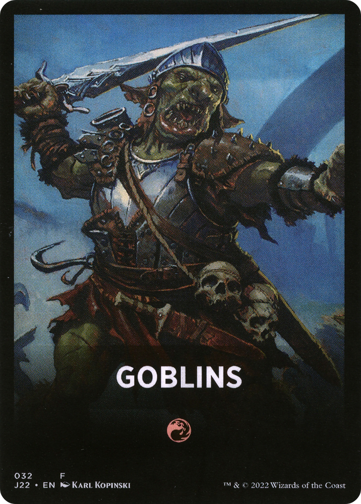Goblins Theme Card [Jumpstart 2022 Front Cards] Magic: The Gathering