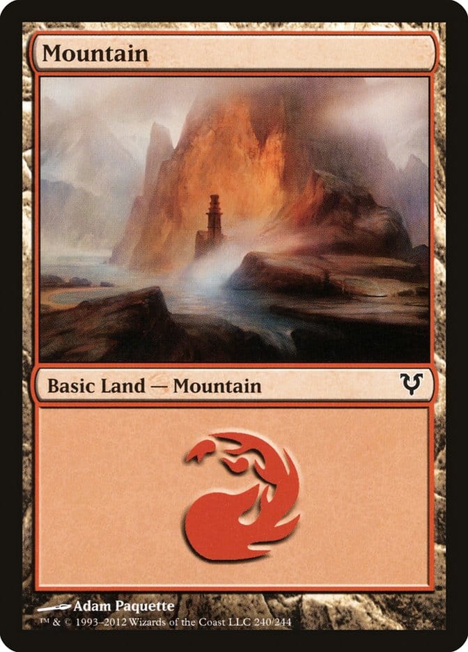 Mountain (240) [Avacyn Restored] Magic: The Gathering