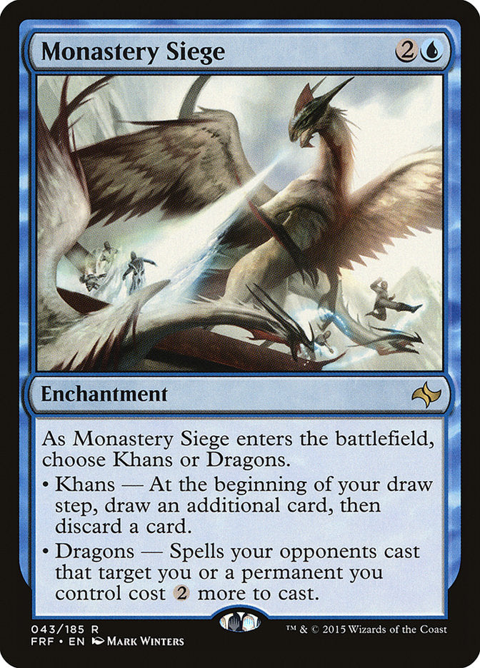 Monastery Siege [Fate Reforged] Magic: The Gathering