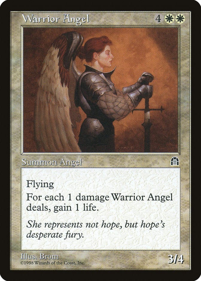 Warrior Angel [Stronghold] Magic: The Gathering