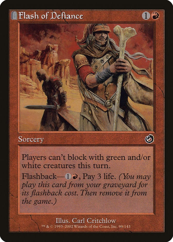 Flash of Defiance [Torment] Magic: The Gathering
