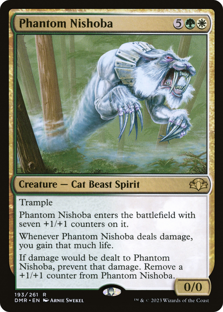 Phantom Nishoba [Dominaria Remastered] Magic: The Gathering