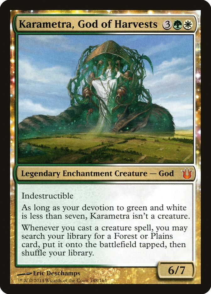 Karametra, God of Harvests [Born of the Gods] Magic: The Gathering