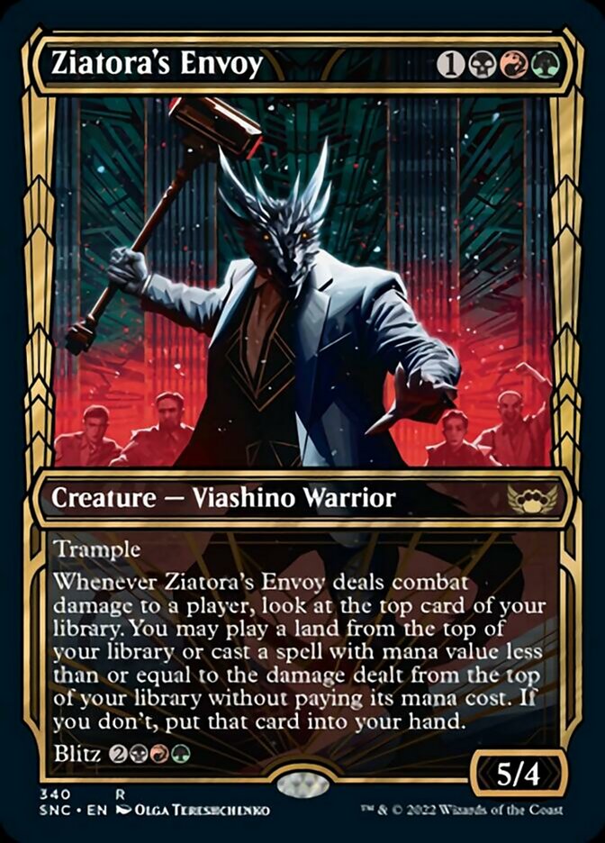 Ziatora's Envoy (Showcase Golden Age) [Streets of New Capenna] Magic: The Gathering