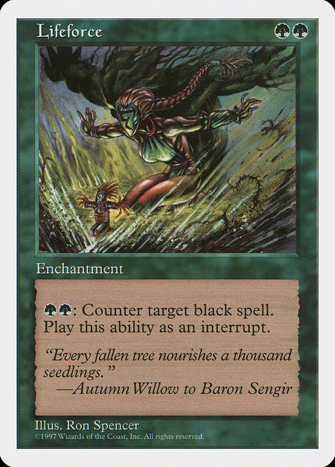 Lifeforce [Fifth Edition] Magic: The Gathering