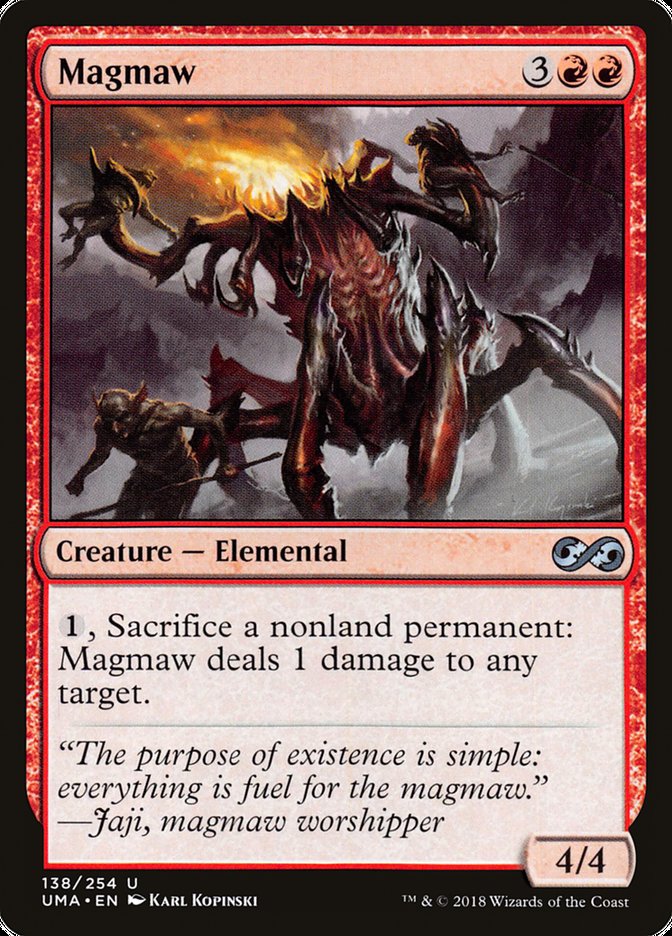 Magmaw [Ultimate Masters] Magic: The Gathering